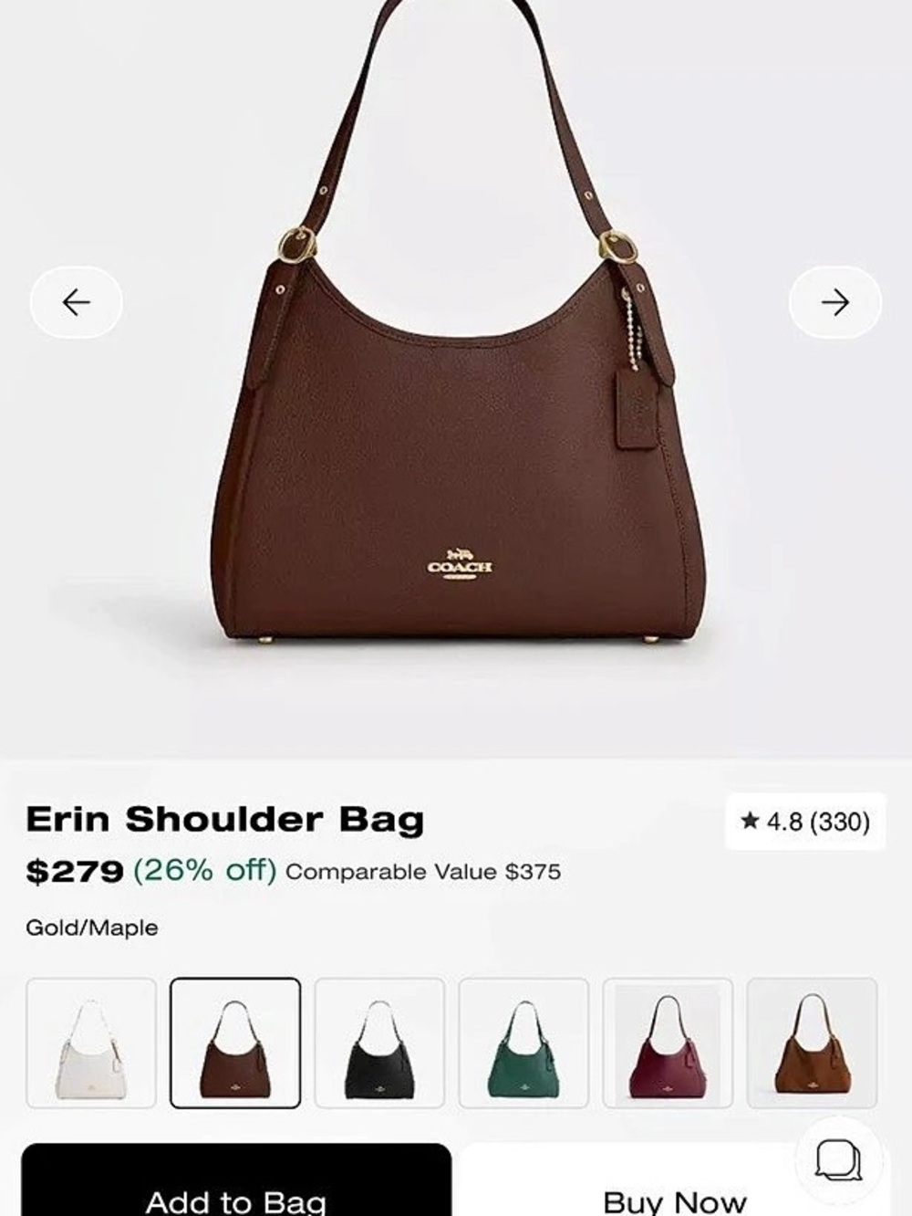 Coach - Erin in Maple